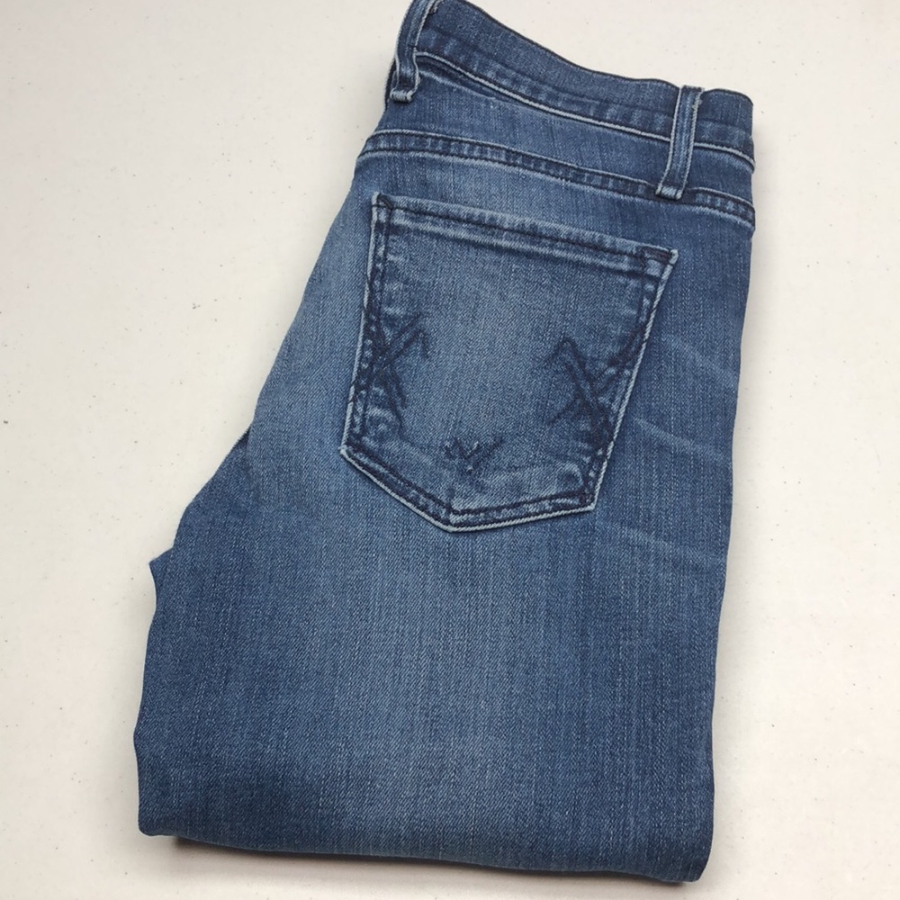 MADE IN USA 🇺🇸 DESIGNER MCGUIRE HIGH-RISE ANKLE SKINNY JEANS 25x29 😎